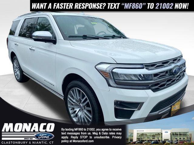 Star White Metallic Tri-Coat 2022 Ford Expedition SUV / Crossover Four-Wheel Drive Automatic