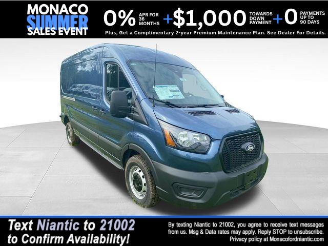 Blue 2026 Ford Transit Cargo Van Rear-Wheel Drive Automatic