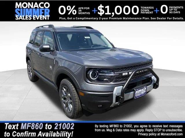 Carbonized Gray 2025 Ford Bronco Sport SUV / Crossover All-Wheel Drive 8-Speed Automatic