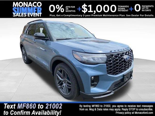 Vapor Blue 2026 Ford Explorer SUV / Crossover All-Wheel Drive Automatic