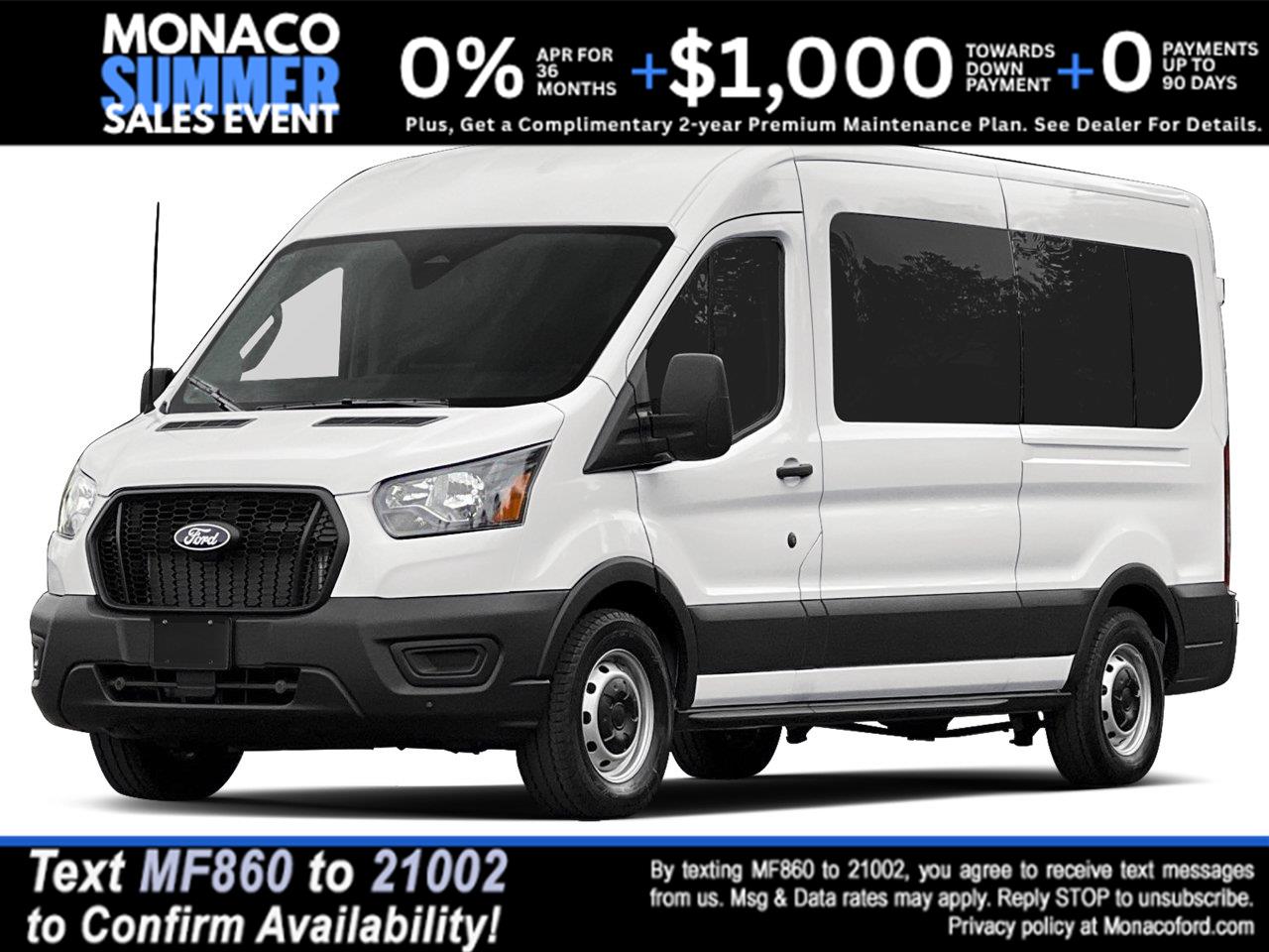 Ingot Silver 2026 Ford Transit Passenger Van Rear-Wheel Drive 