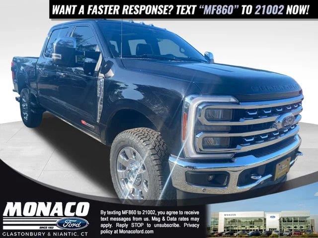 Agate Black 2024 Ford F-350 Super Duty Pickup Truck Four-Wheel Drive Automatic