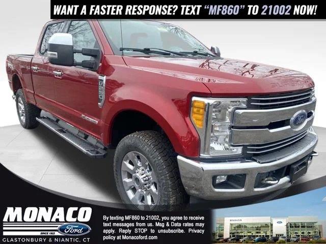 Ruby Red Metallic Tinted Clearcoat 2017 Ford F-250 Super Duty Pickup Truck Four-Wheel Drive 6-Speed Automatic