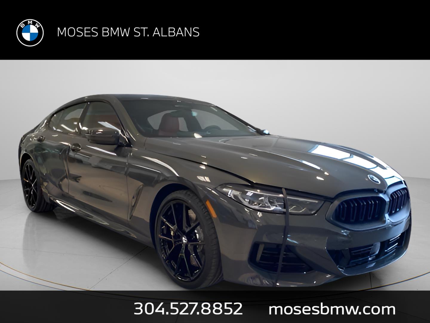Gray (Dravit Grey Metallic) 2026 BMW 8 Series Coupe All-Wheel Drive Automatic
