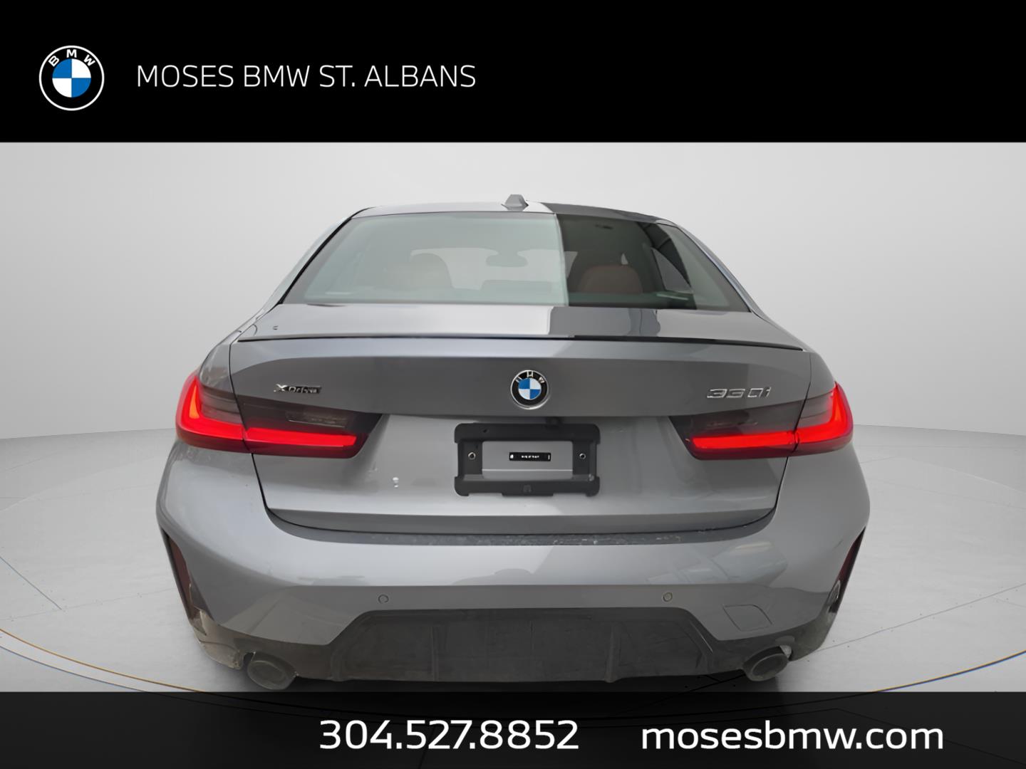 Gray (Skyscraper Grey Metallic) 2026 BMW 3 Series Sedan All-Wheel Drive Automatic