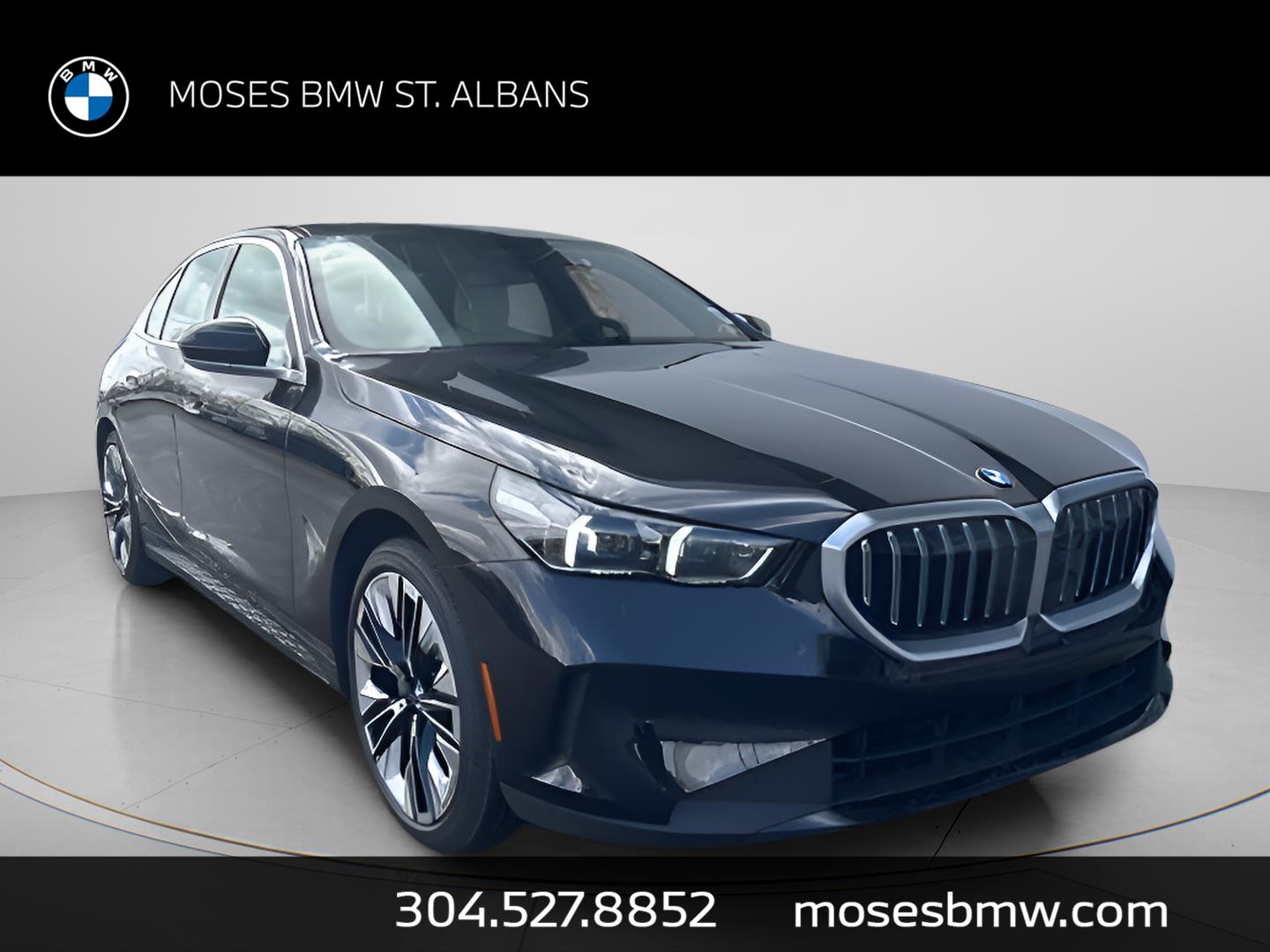 Black Sapphire Metallic 2025 BMW 5 Series Sedan All-Wheel Drive Automatic