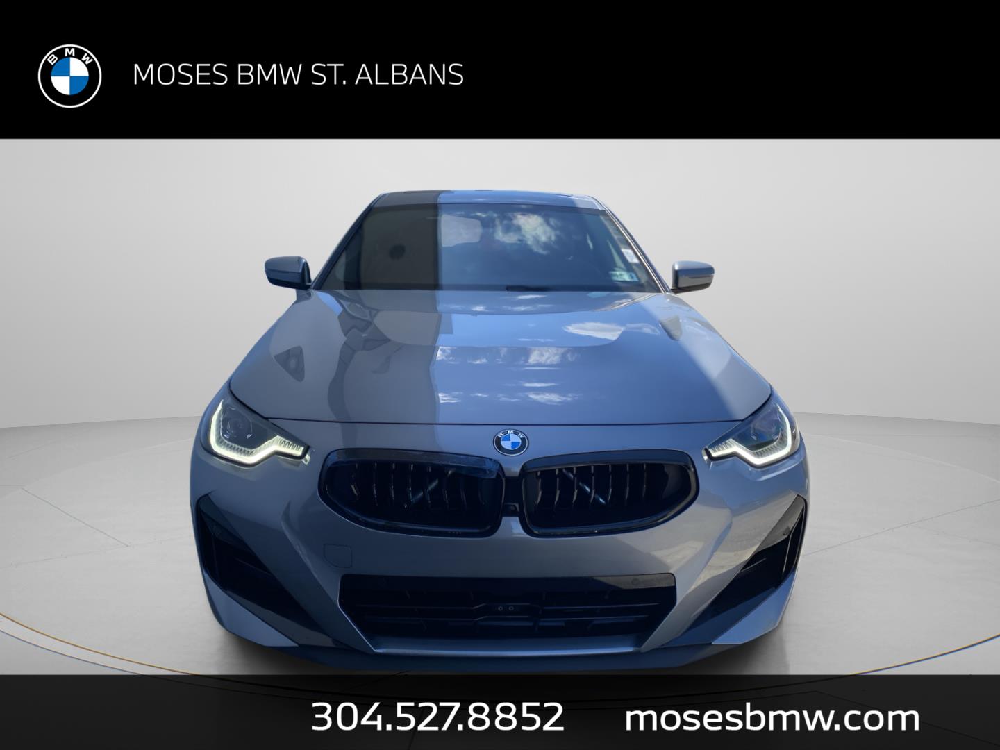 Gray (Skyscraper Grey Metallic) 2026 BMW 2 Series Coupe All-Wheel Drive Automatic