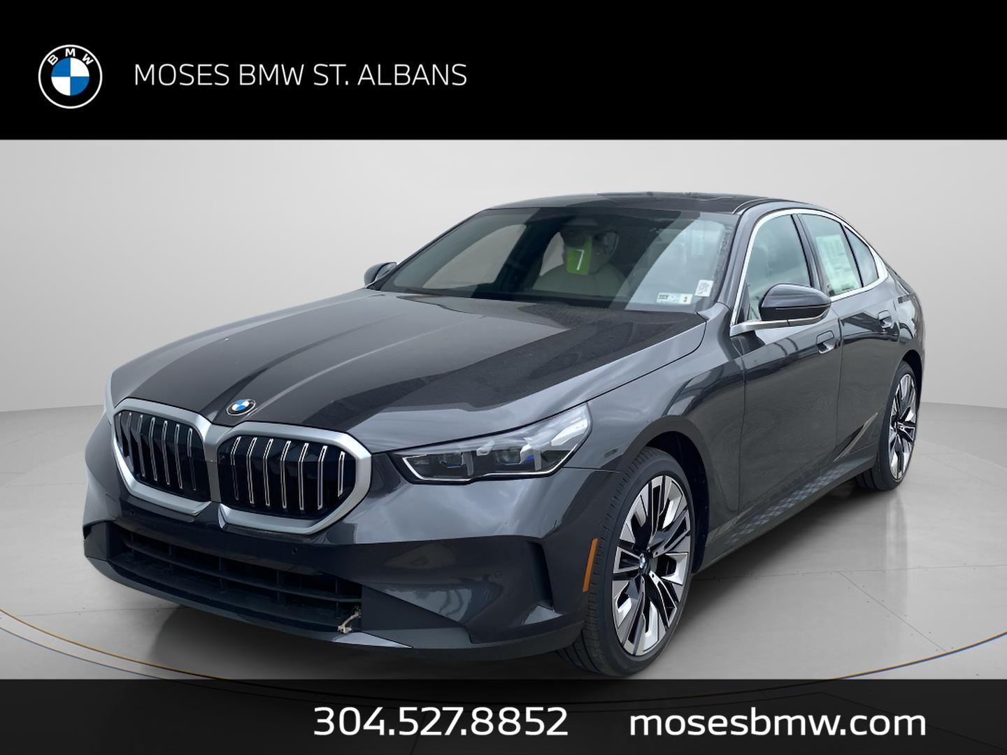 Gray (Dark Graphite Metallic) 2026 BMW 5 Series Sedan All-Wheel Drive Automatic