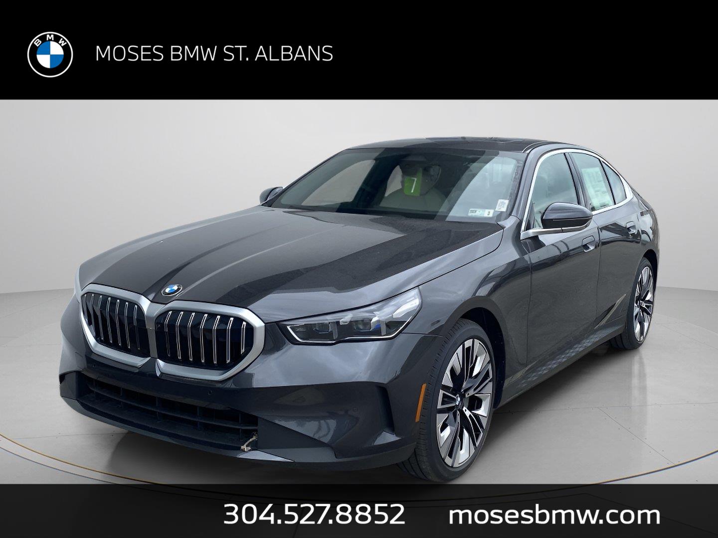 Gray (Dark Graphite Metallic) 2026 BMW 5 Series Sedan All-Wheel Drive Automatic
