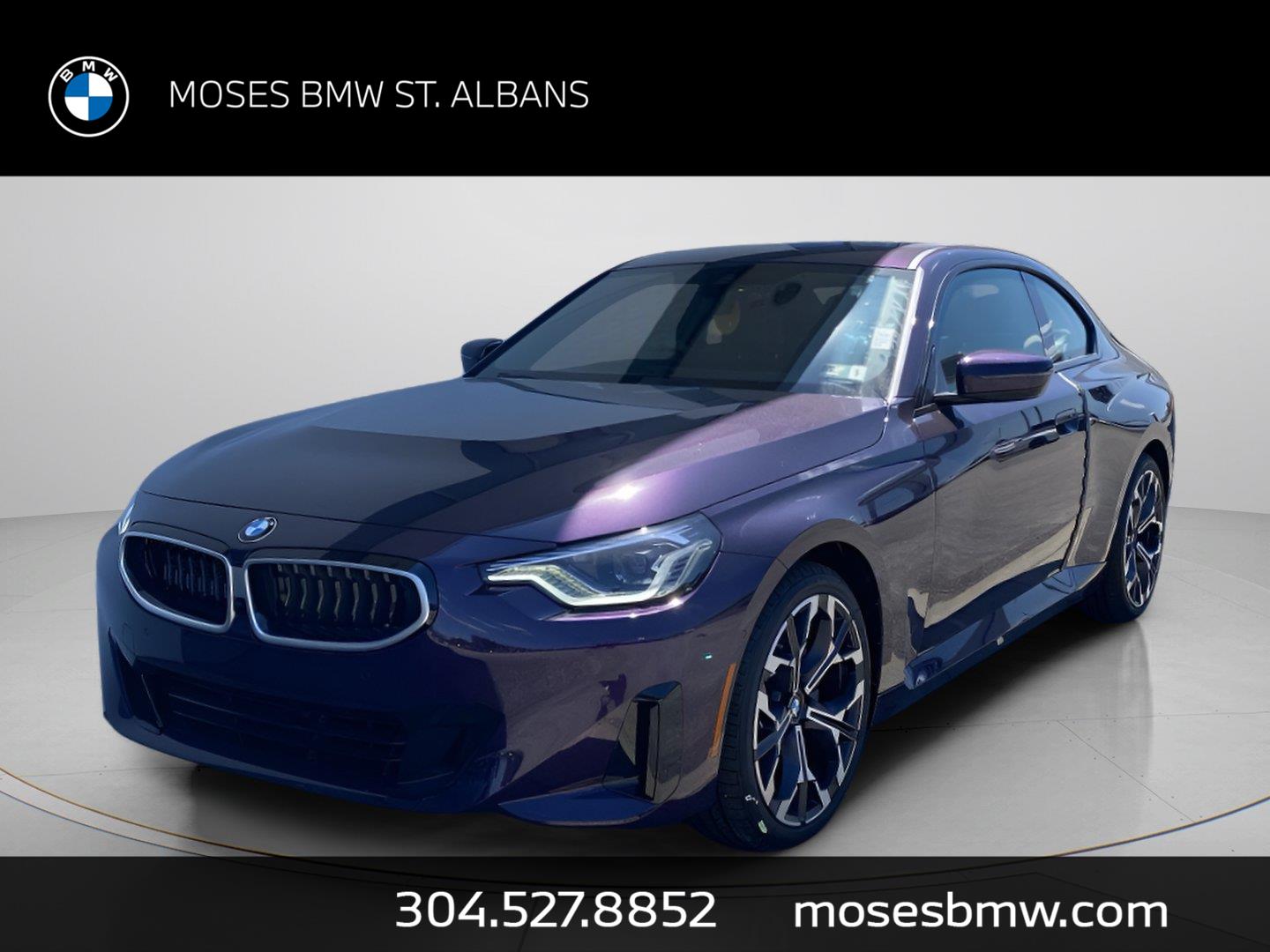 Thundernight Metallic 2026 BMW 2 Series Coupe All-Wheel Drive Automatic
