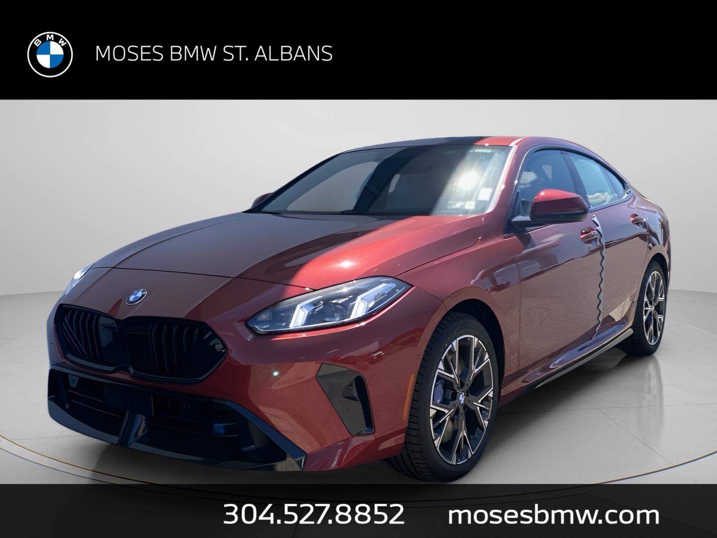 Vegas Red Metallic 2026 BMW 2 Series Sedan All-Wheel Drive 7-Speed Dual Clutch