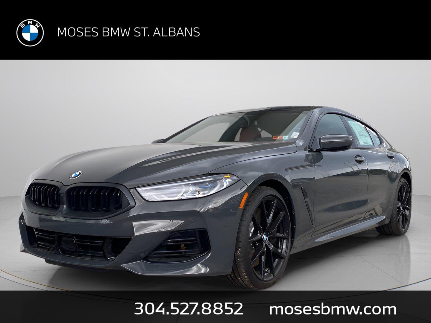 Gray (Dravit Grey Metallic) 2026 BMW 8 Series Coupe All-Wheel Drive Automatic