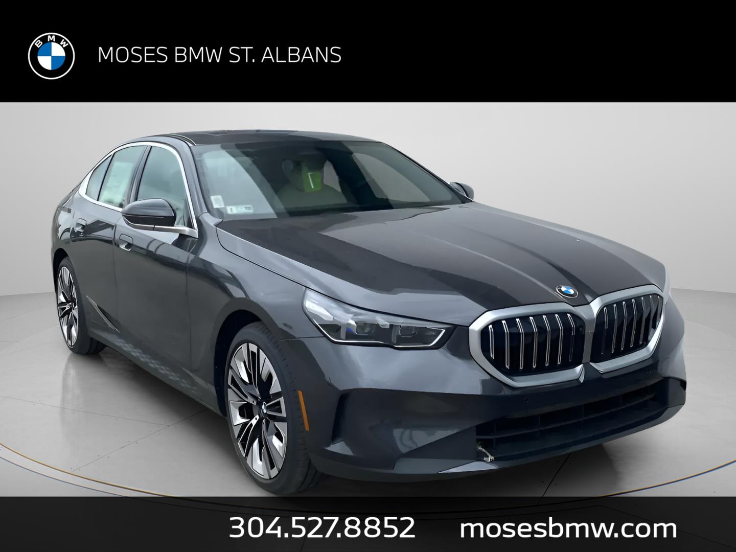 Gray (Dark Graphite Metallic) 2026 BMW 5 Series Sedan All-Wheel Drive Automatic
