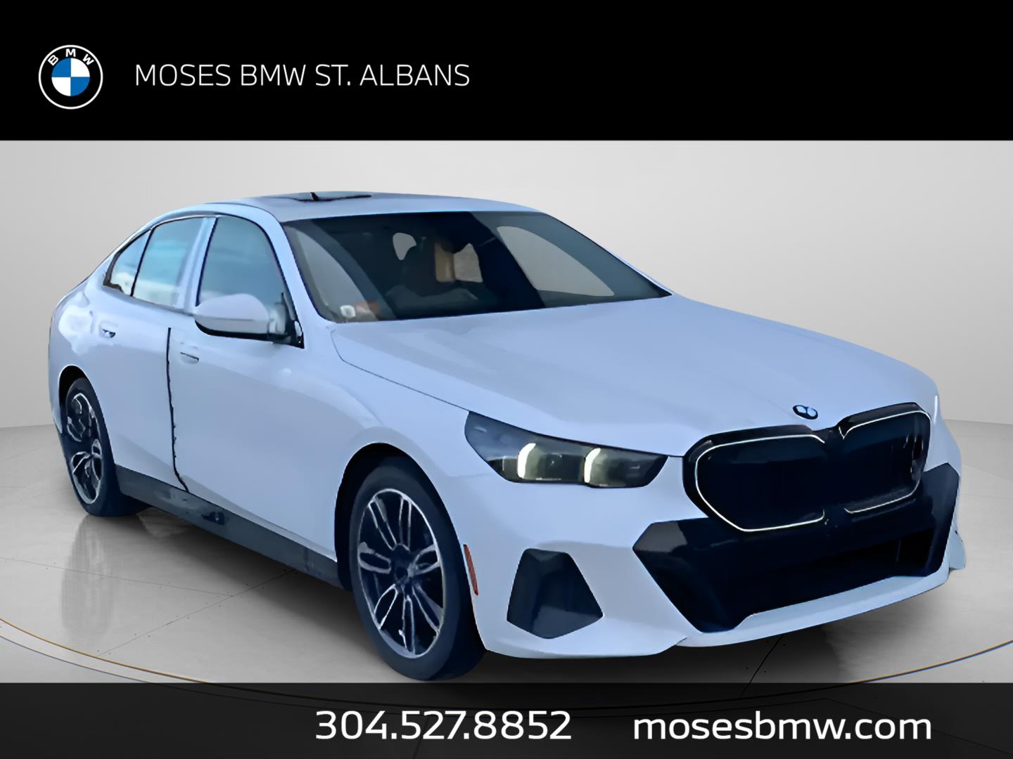 Alpine White 2026 BMW 5 Series Sedan All-Wheel Drive Automatic