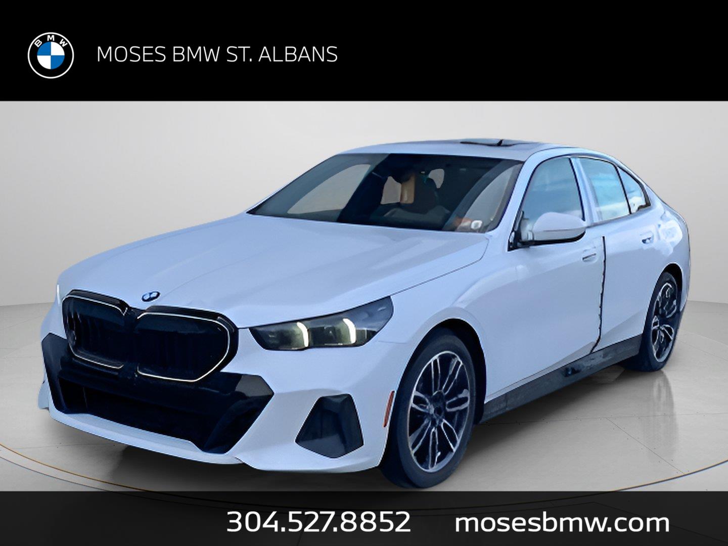 Alpine White 2026 BMW 5 Series Sedan All-Wheel Drive Automatic