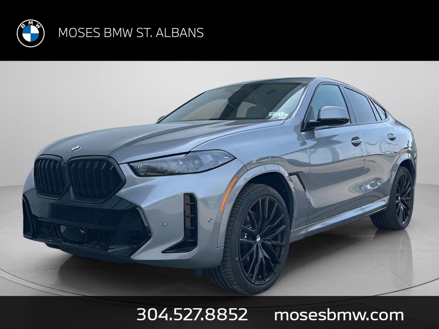 Gray (Skyscraper Grey Metallic) 2026 BMW X6 SUV / Crossover All-Wheel Drive Automatic