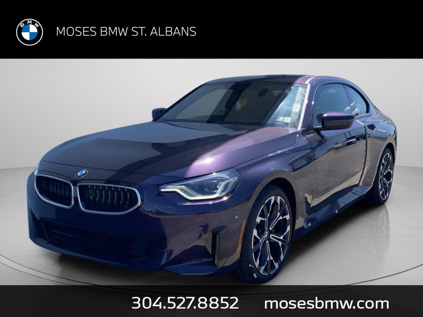 Thundernight Metallic 2026 BMW 2 Series Coupe All-Wheel Drive Automatic