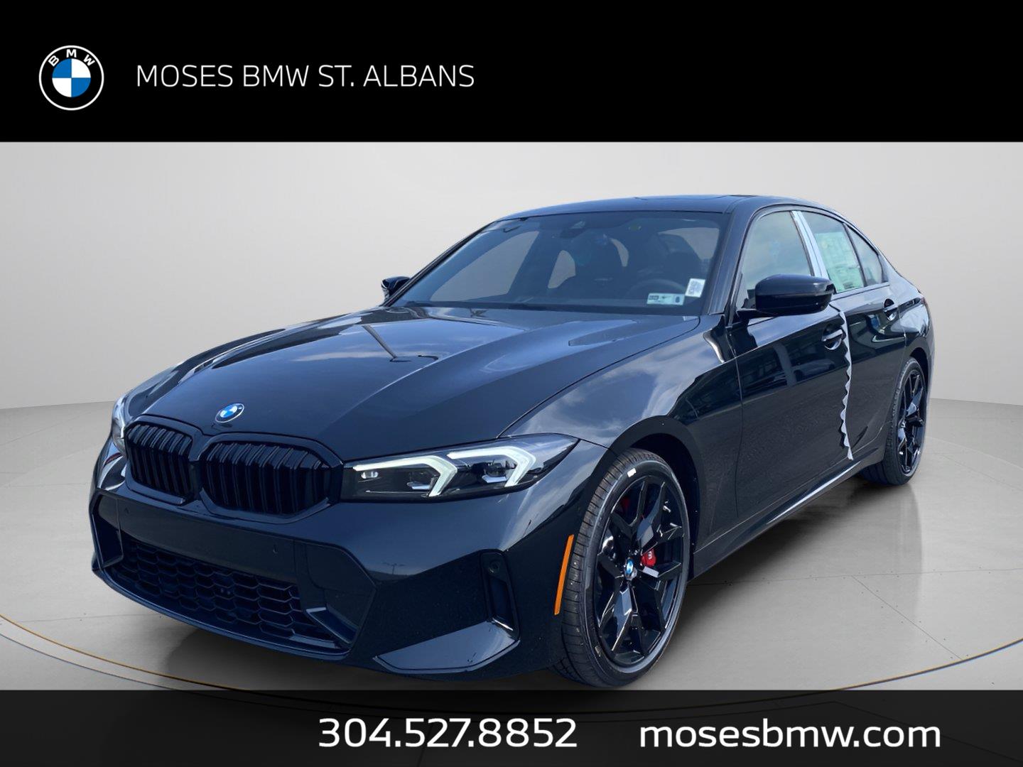 Black Sapphire Metallic 2026 BMW 3 Series Sedan All-Wheel Drive Automatic