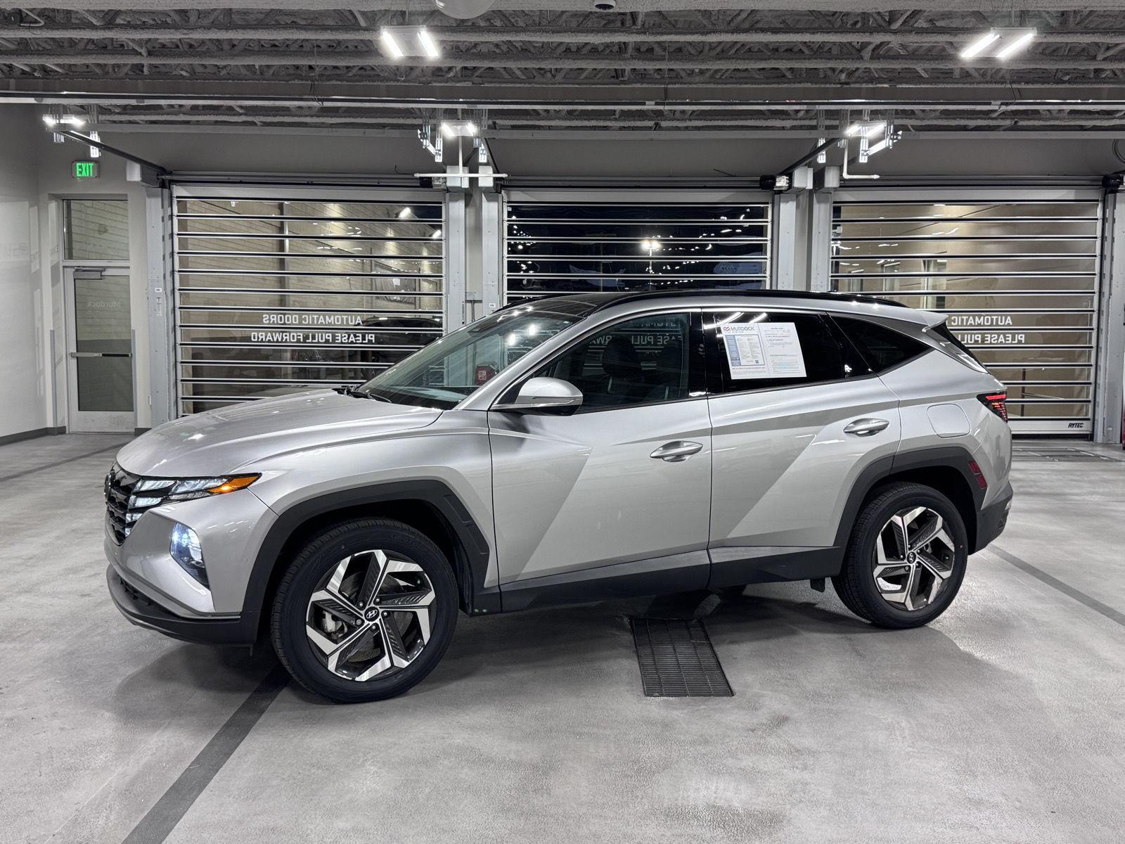 Shimmering Silver 2023 Hyundai Tucson SUV / Crossover All-Wheel Drive Automatic