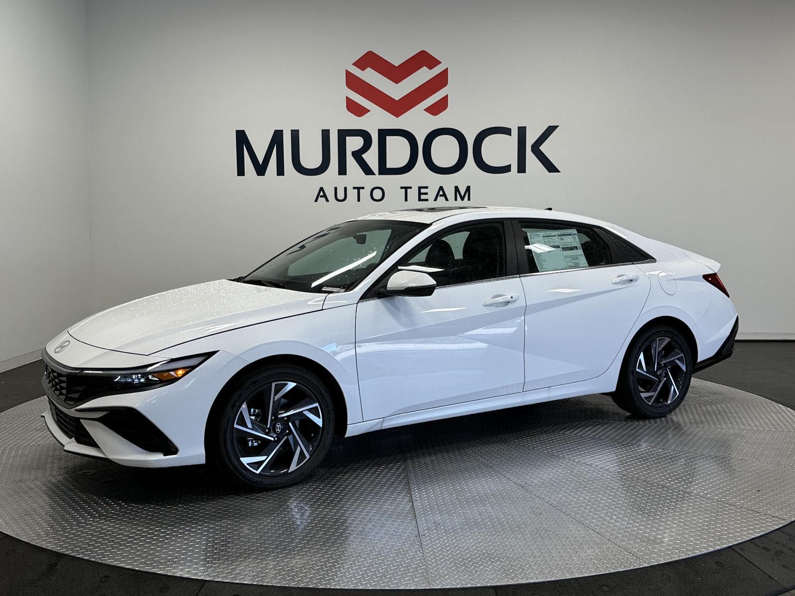 Serenity White 2026 Hyundai Elantra Sedan Front-Wheel Drive Continuously Variable Transmission