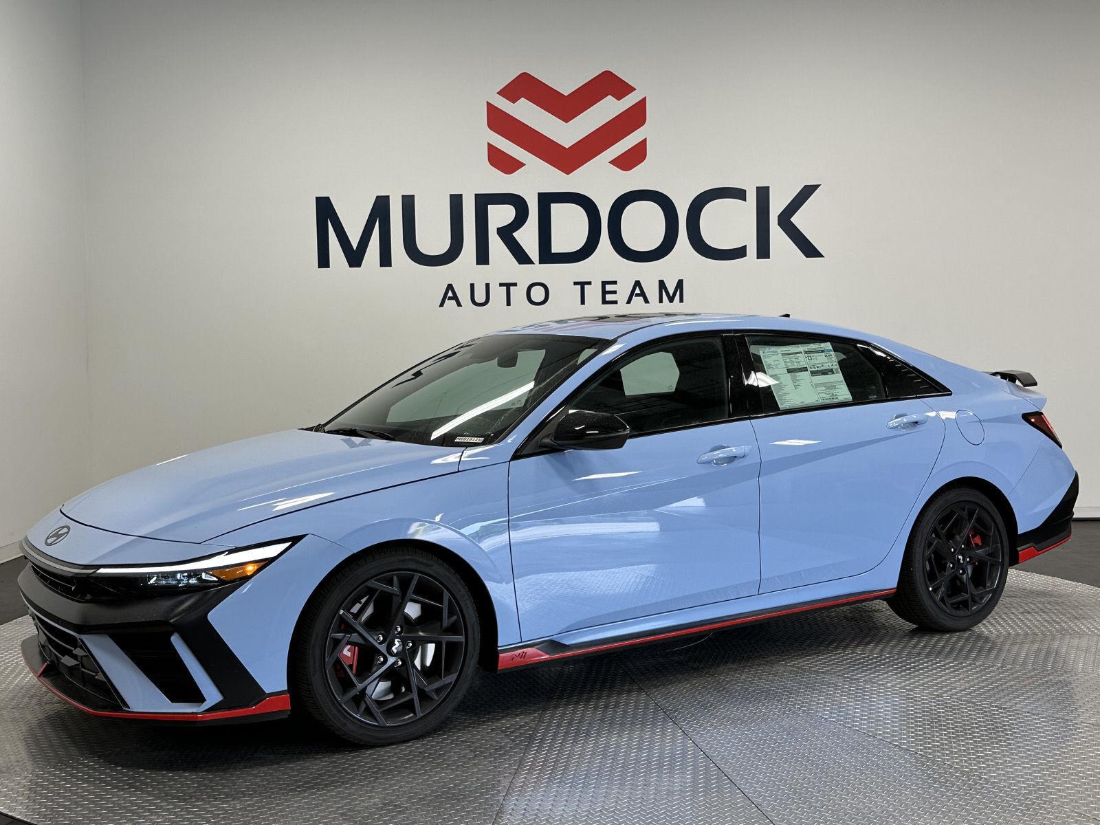 Performance Blue 2026 Hyundai Elantra N Sedan Front-Wheel Drive Automatic