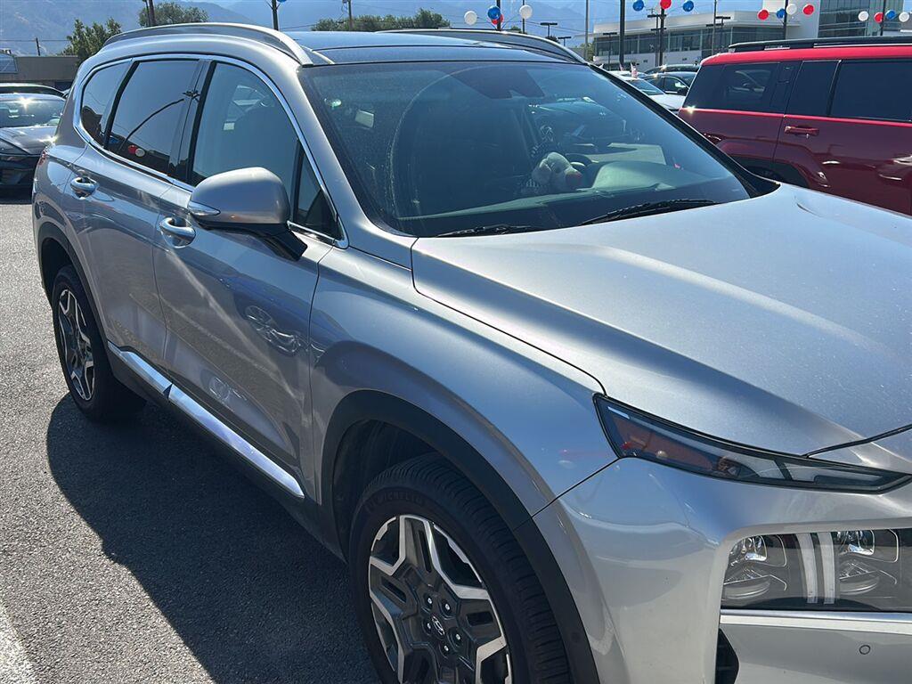 Shimmering Silver 2021 Hyundai Santa Fe SUV / Crossover All-Wheel Drive Automatic