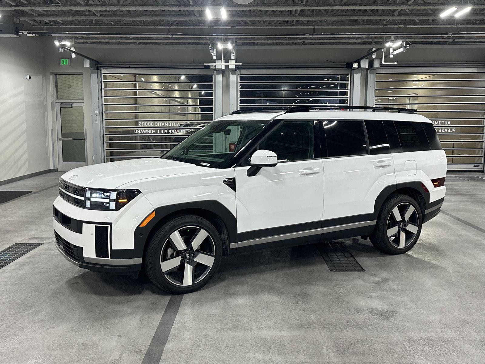 Serenity White 2025 Hyundai Santa Fe SUV / Crossover All-Wheel Drive Automatic