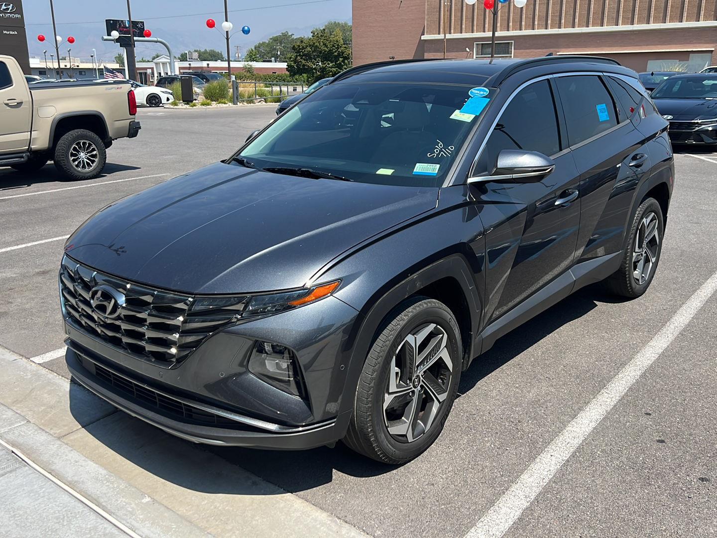 Portofino Gray 2022 Hyundai Tucson SUV / Crossover All-Wheel Drive Automatic
