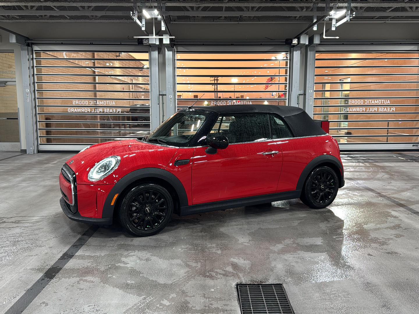 Chili Red 2024 MINI Cooper Convertible Front-Wheel Drive 7-Speed Dual Clutch
