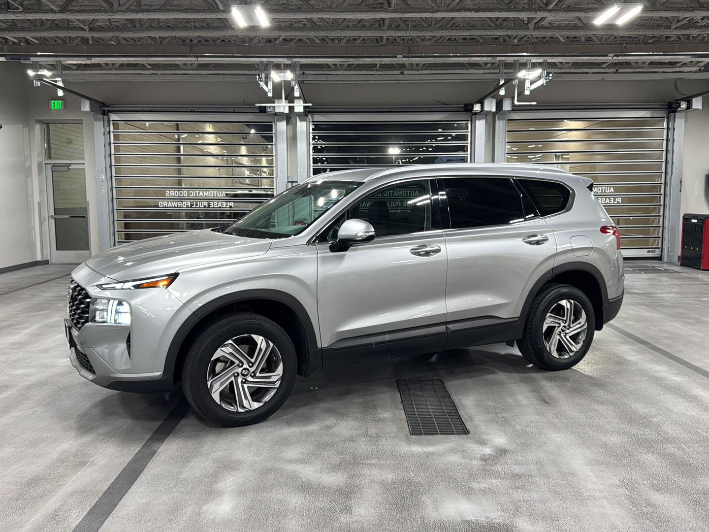 Shimmering Silver 2023 Hyundai Santa Fe SUV / Crossover All-Wheel Drive Automatic