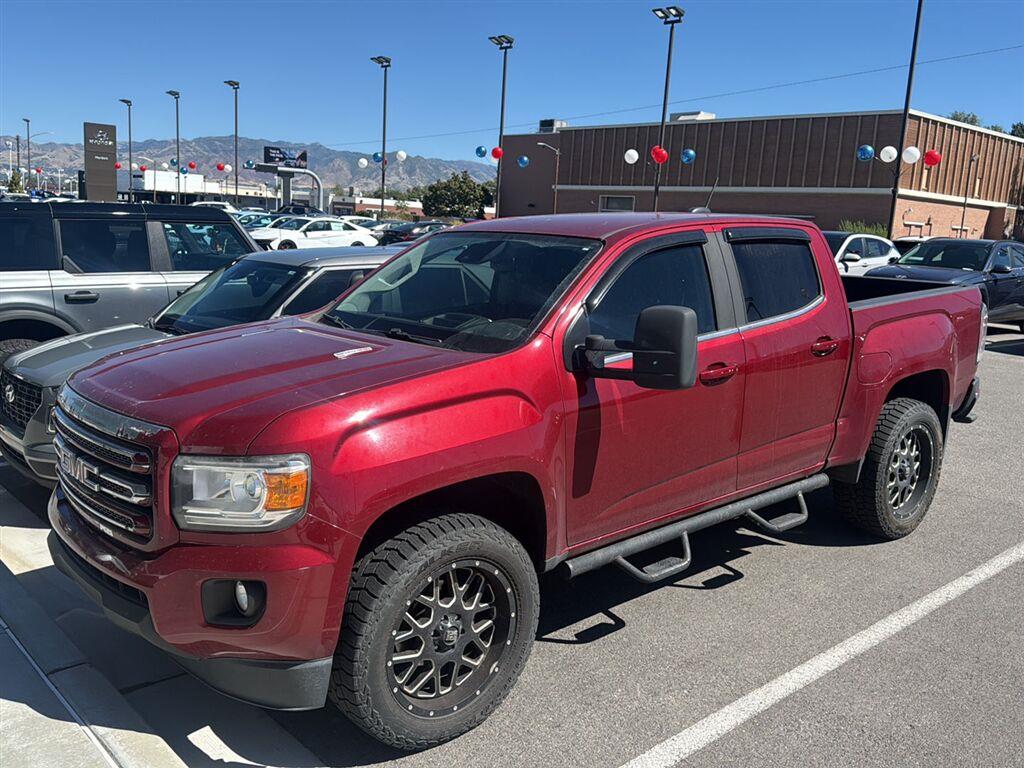 Red Quartz Tintcoat 2018 GMC Canyon Pickup Truck Four-Wheel Drive 6-Speed Automatic