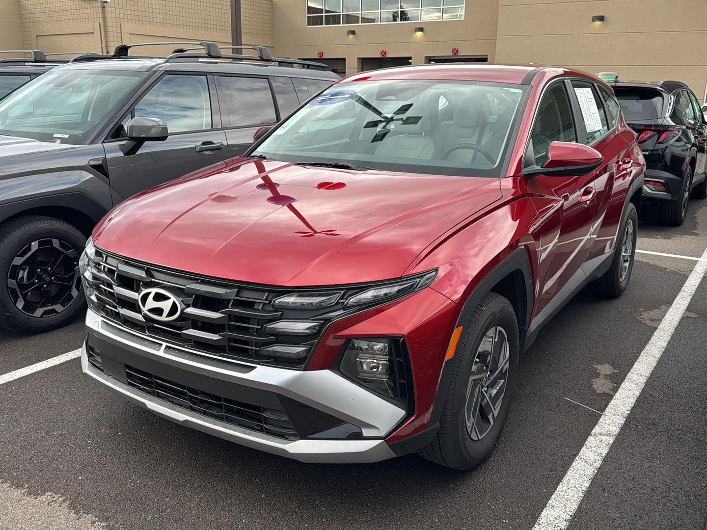 Ultimate Red 2026 Hyundai Tucson Hybrid SUV / Crossover All-Wheel Drive Automatic