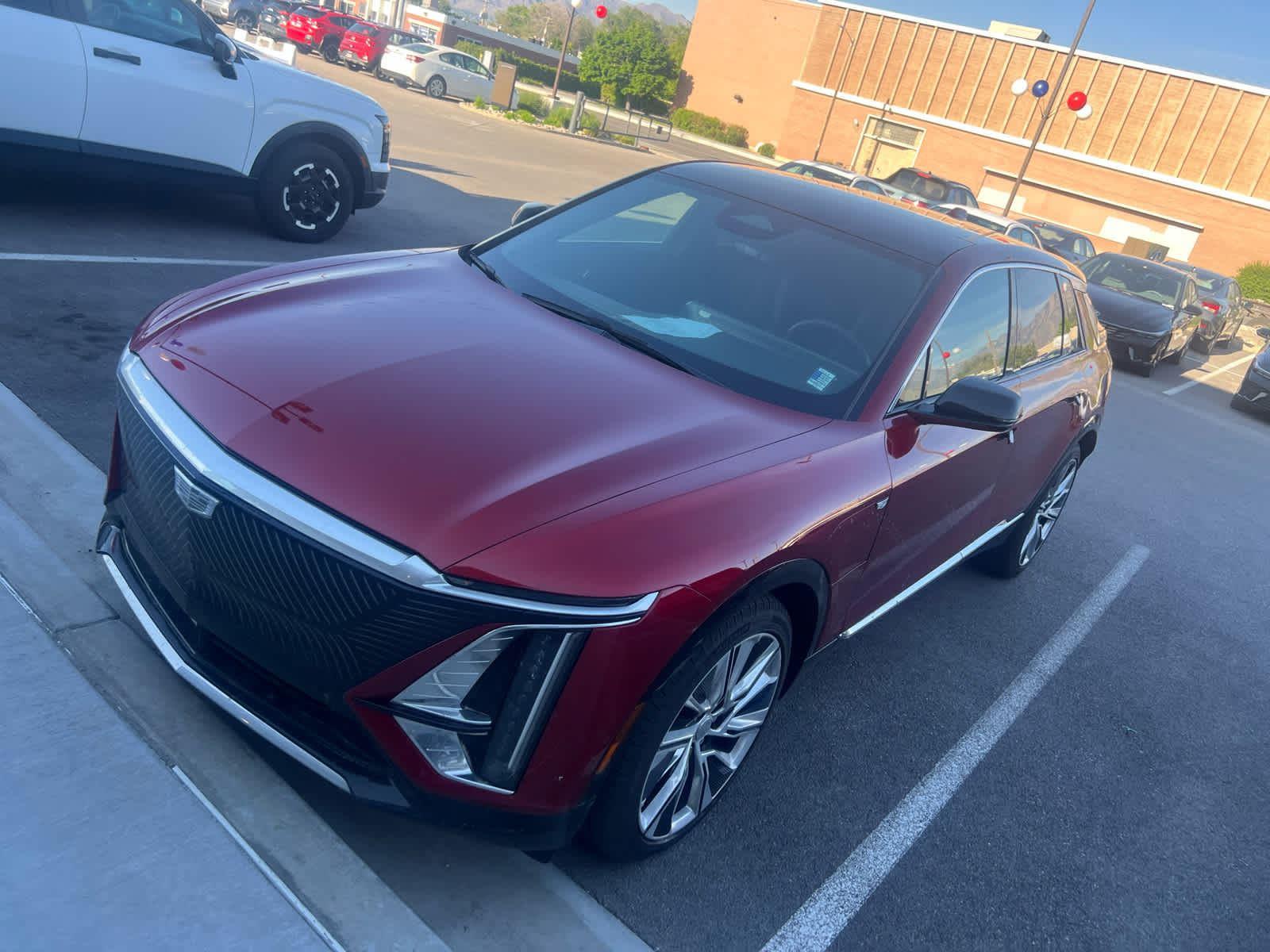 Radiant Red Tintcoat 2024 Cadillac LYRIQ Luxury 3 AWD SUV / Crossover All-Wheel Drive 1-Speed Automatic