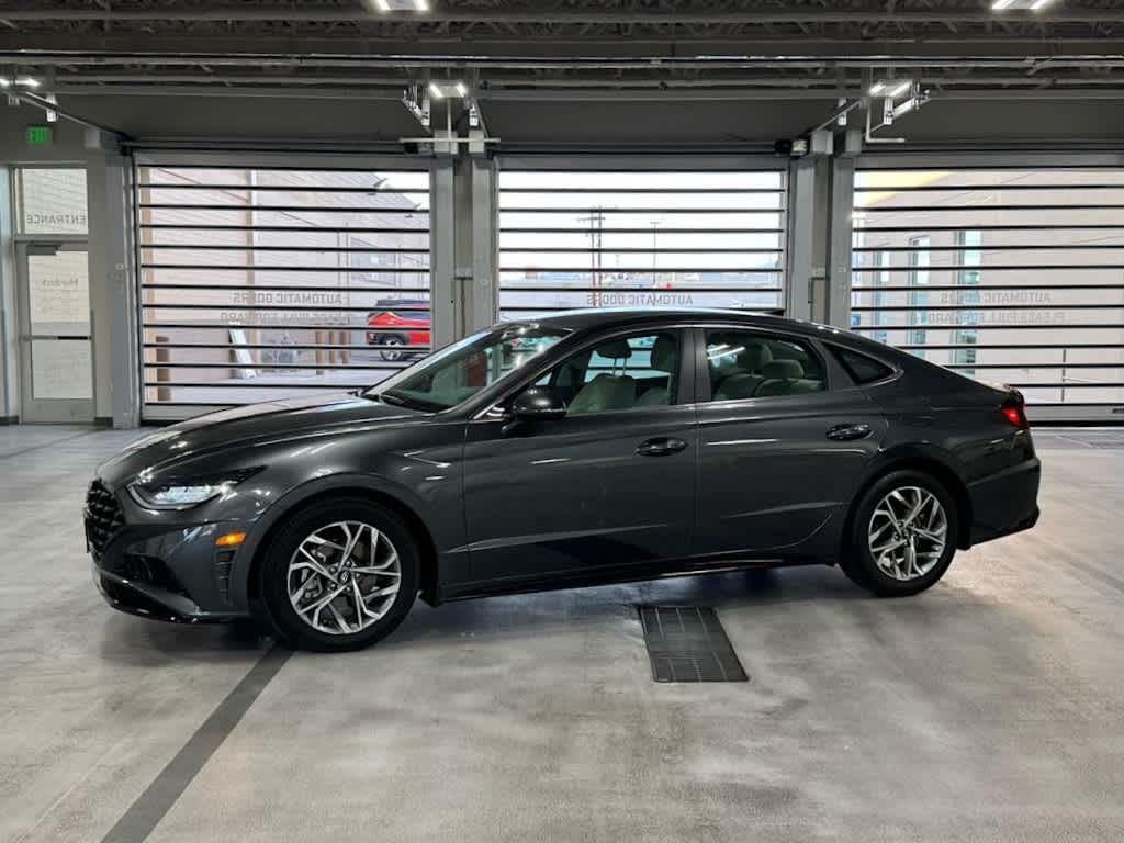 Portofino Gray 2023 Hyundai Sonata SEL FWD Sedan Front-Wheel Drive Automatic