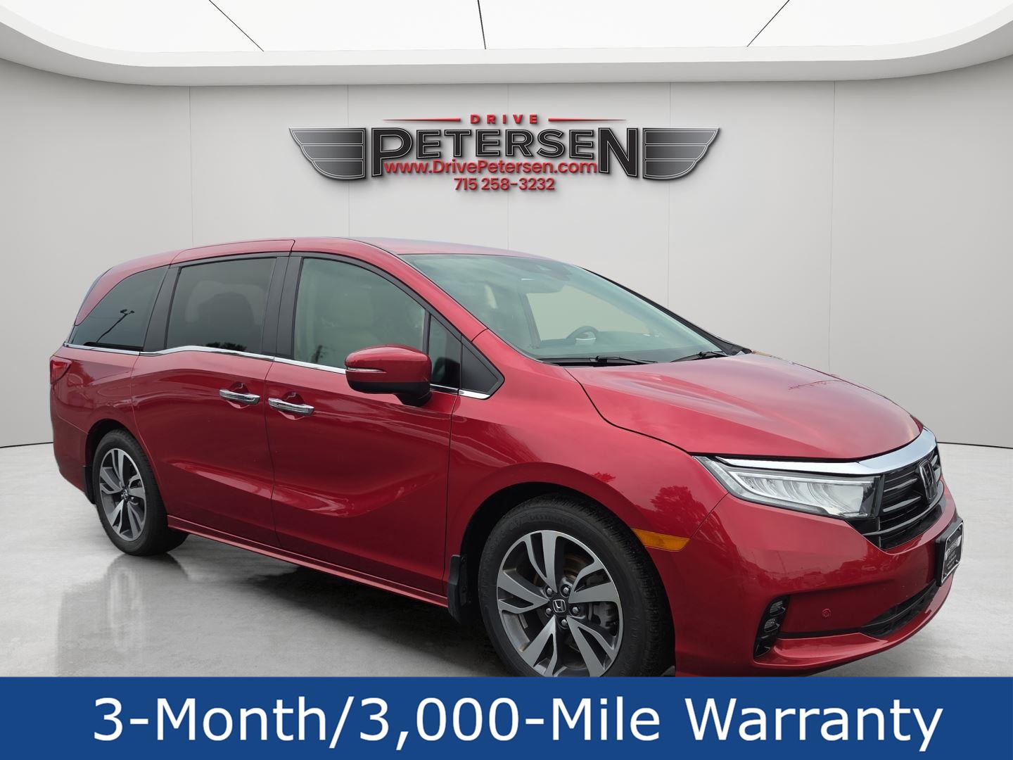 Radiant Red Metallic II 2022 Honda Odyssey Minivan Front-Wheel Drive Automatic