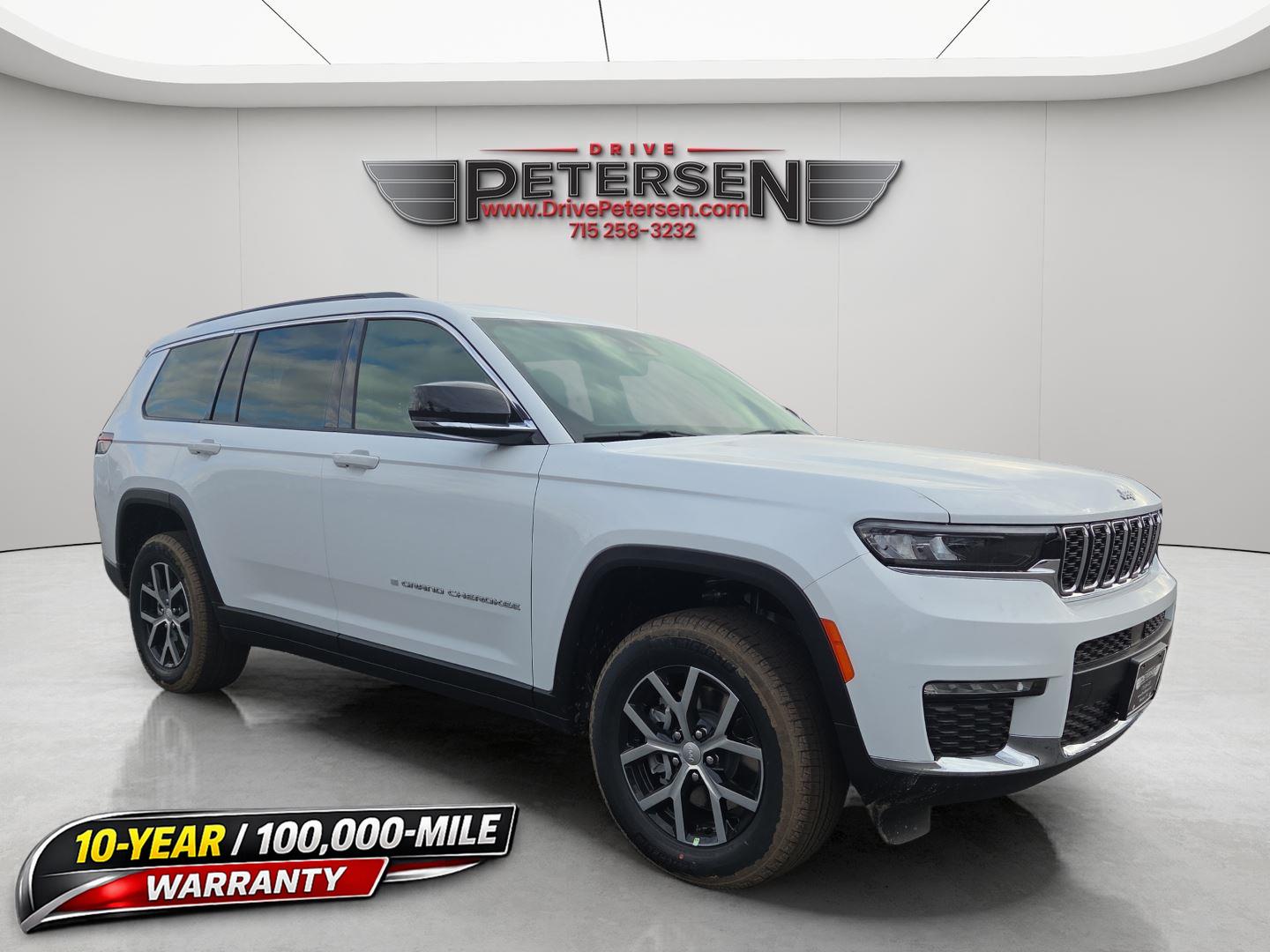 Bright White Clearcoat 2025 Jeep Grand Cherokee L SUV / Crossover Four-Wheel Drive 8-Speed Automatic