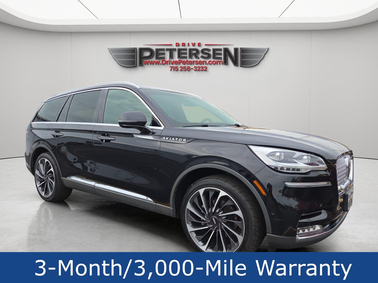 Infinite Black 2021 Lincoln Aviator SUV / Crossover All-Wheel Drive Automatic