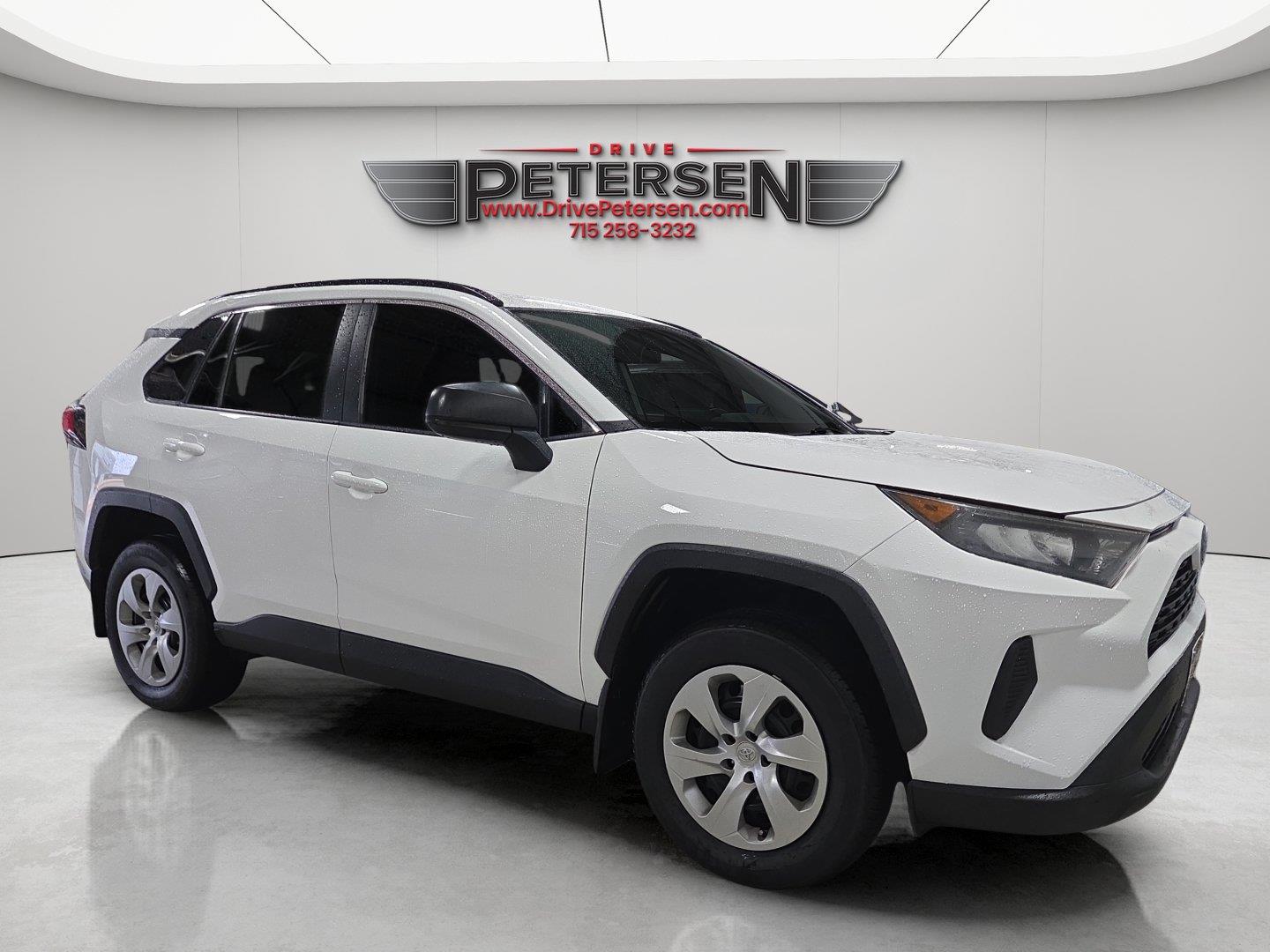 Super White 2019 Toyota RAV4 SUV / Crossover All-Wheel Drive 8-Speed Automatic