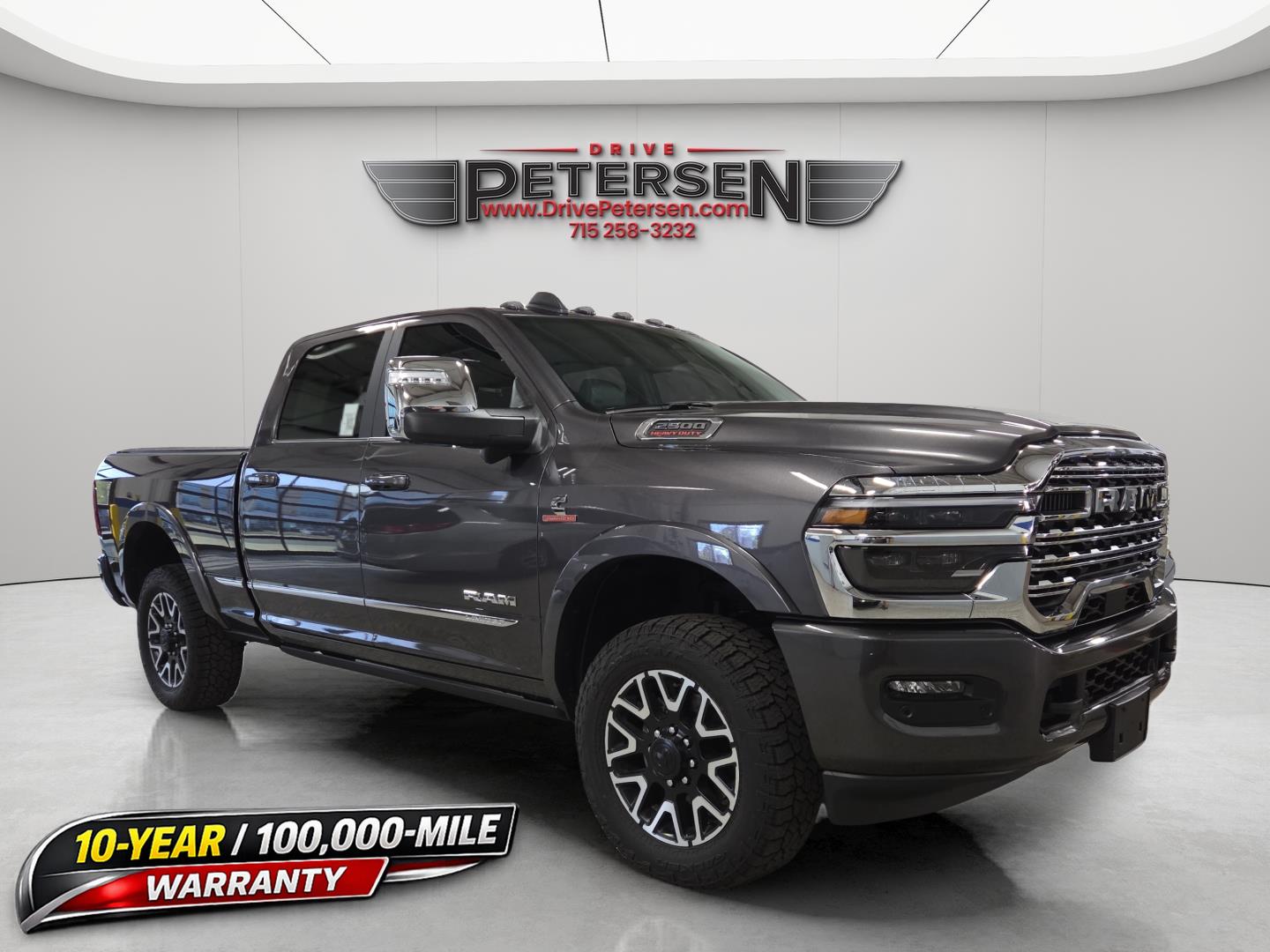 Gray (Granite Crystal Metallic Clearcoat) 2025 RAM 2500 Pickup Truck Four-Wheel Drive 8-Speed Automatic