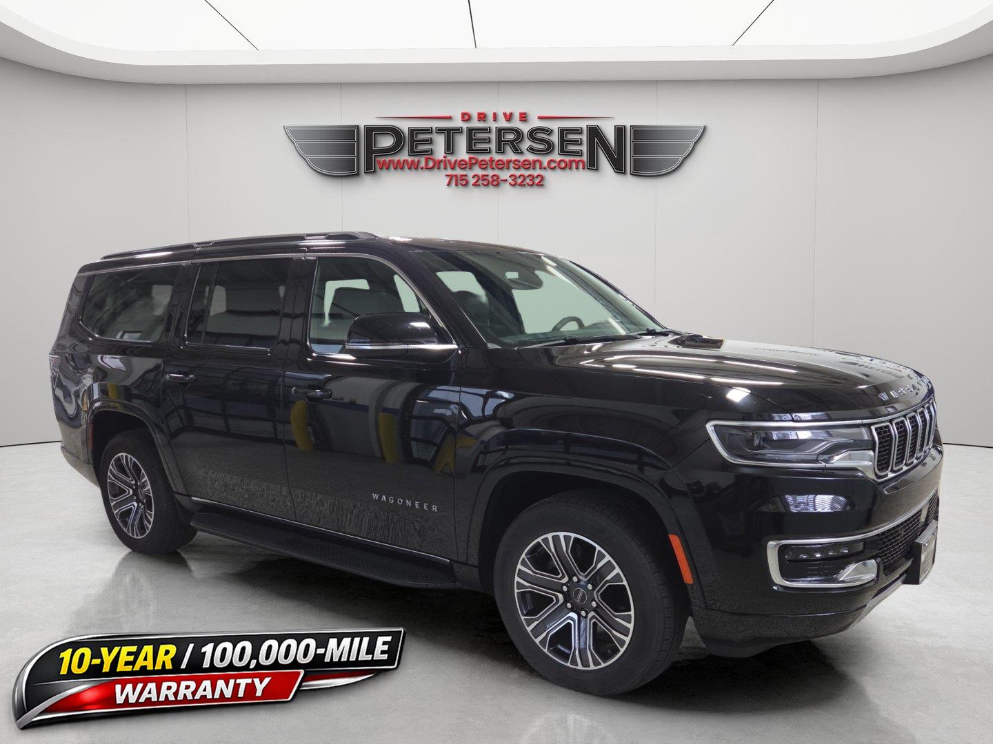 Diamond Black Crystal Pearlcoat 2025 Jeep Wagoneer L SUV / Crossover Four-Wheel Drive 8-Speed Automatic