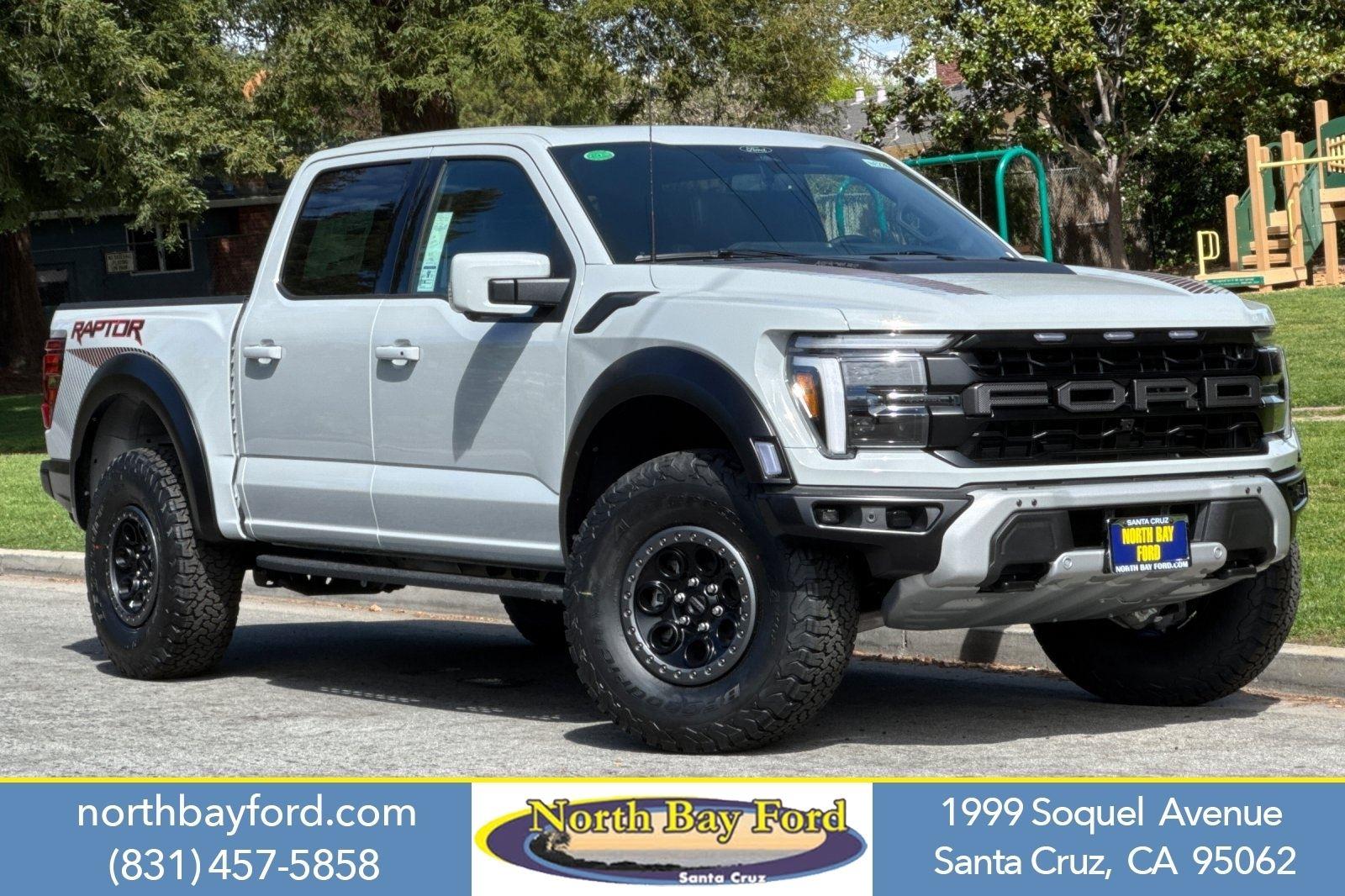 Avalanche Gray 2026 Ford F-150 Raptor SuperCrew 4WD Pickup Truck Four-Wheel Drive Automatic