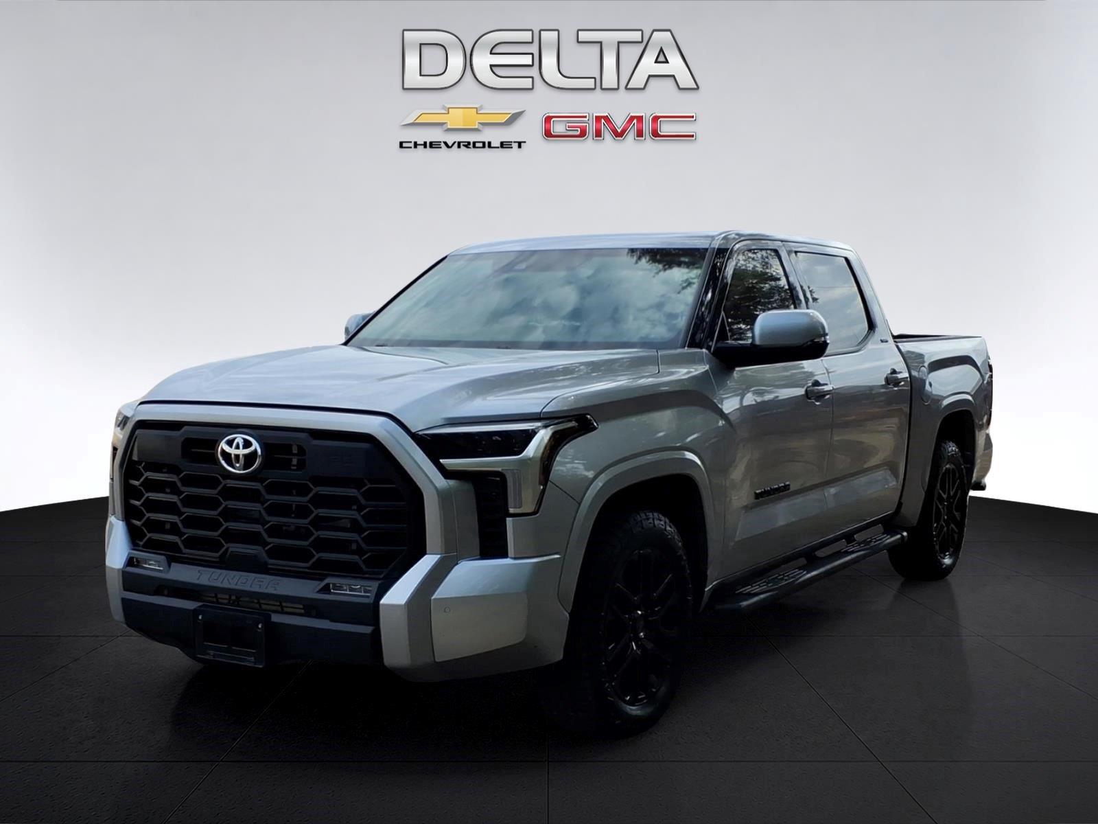 Celestial Silver Metallic 2023 Toyota Tundra Pickup Truck Four-Wheel Drive Automatic
