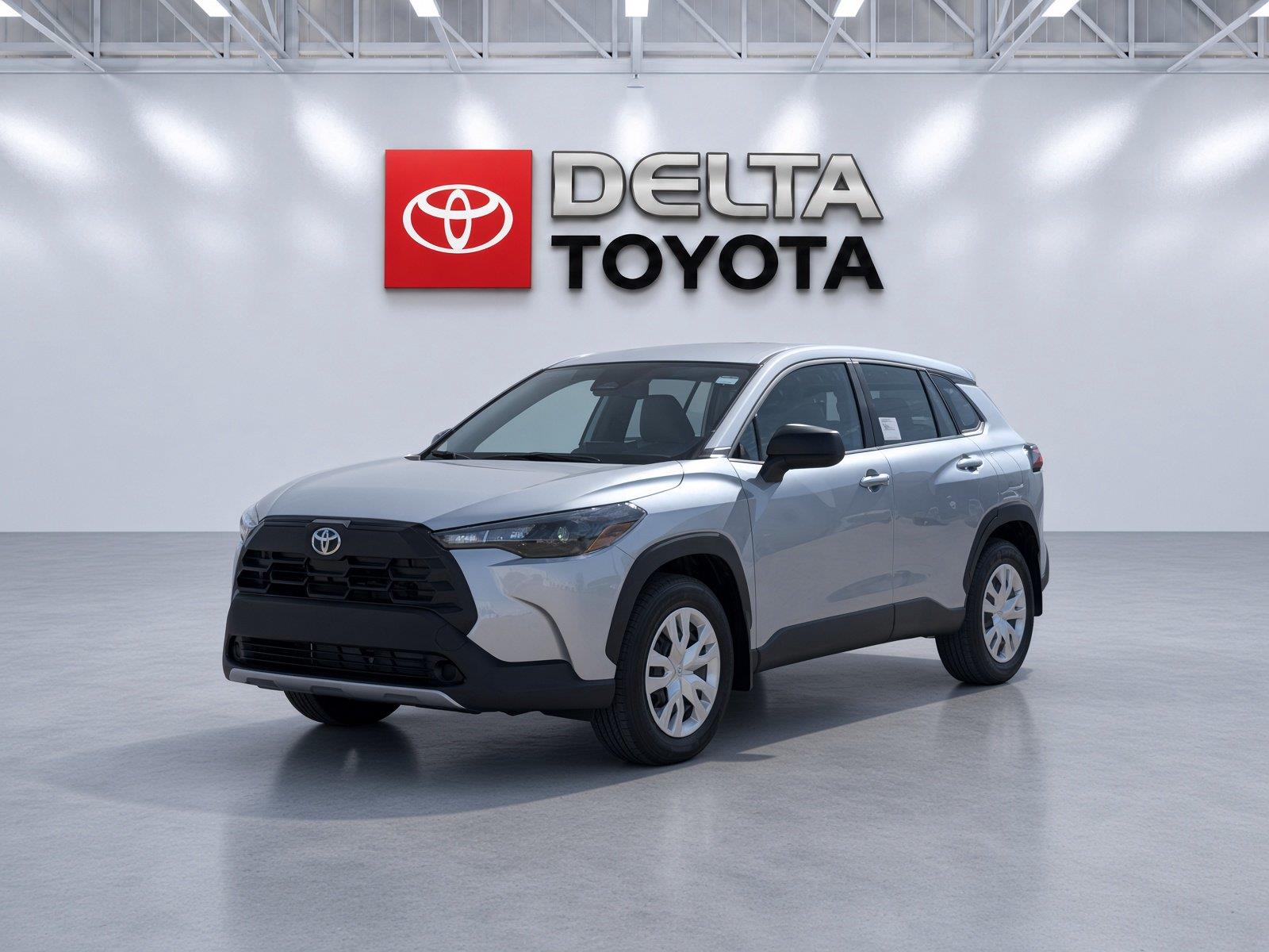 Sonic Silver 2026 Toyota Corolla Cross SUV / Crossover Front-Wheel Drive Continuously Variable Transmission
