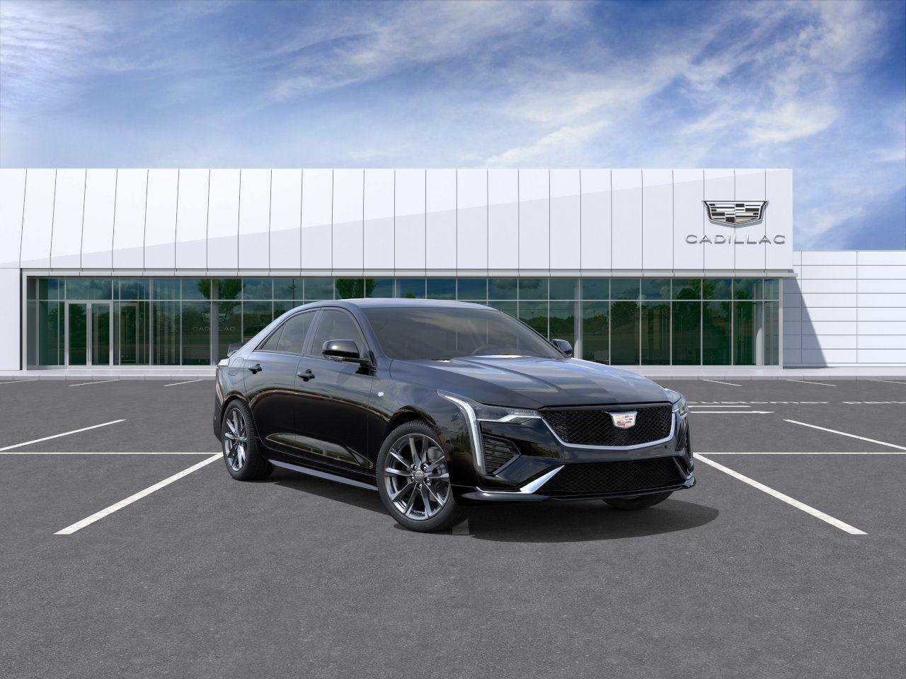 Black (BLK RAVEN) 2026 Cadillac CT4 Sport AWD Sedan All-Wheel Drive 8-Speed Automatic