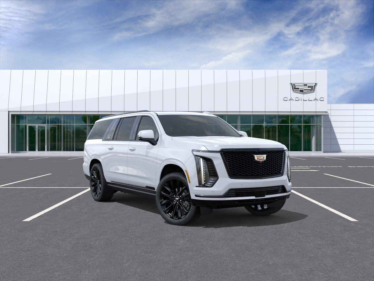 Vibrant White Tricoat 2026 Cadillac Escalade ESV Platinum Sport 4WD SUV / Crossover Four-Wheel Drive Automatic