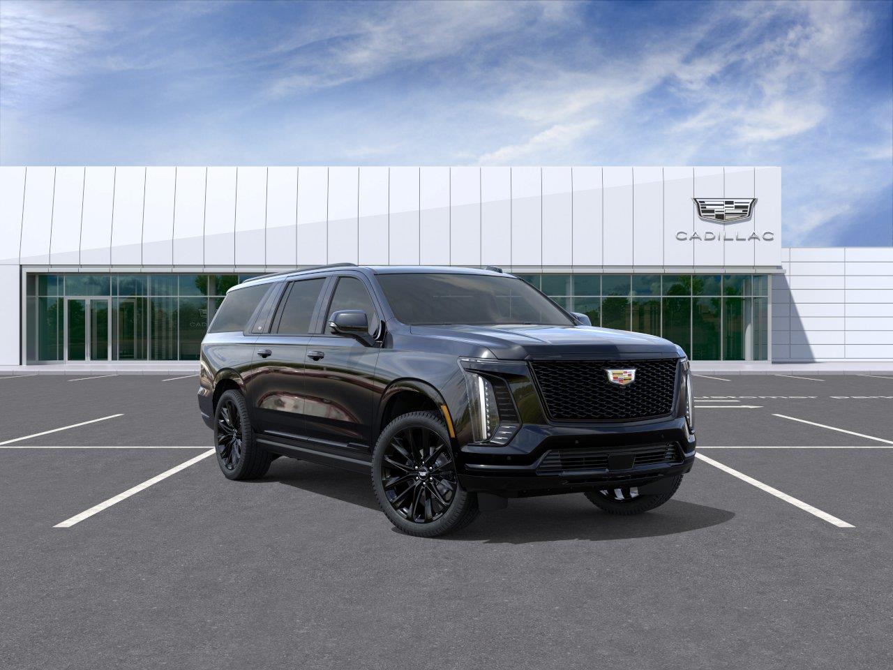 Black (BLK RAVEN) 2026 Cadillac Escalade ESV Platinum Sport 4WD SUV / Crossover Four-Wheel Drive Automatic
