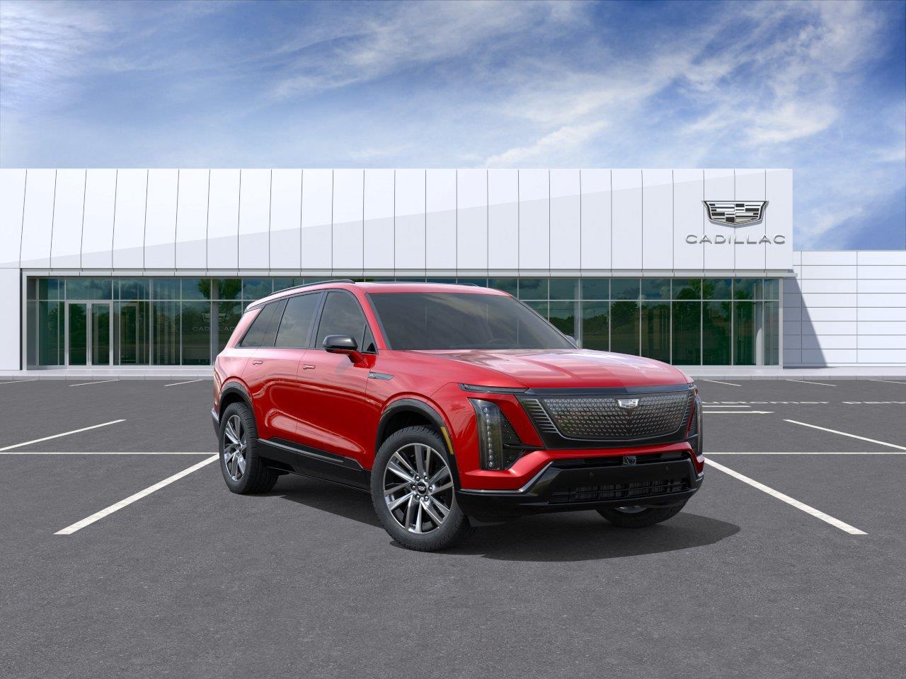 Radiant Red Tintcoat 2027 Cadillac VISTIQ SUV / Crossover All-Wheel Drive Automatic
