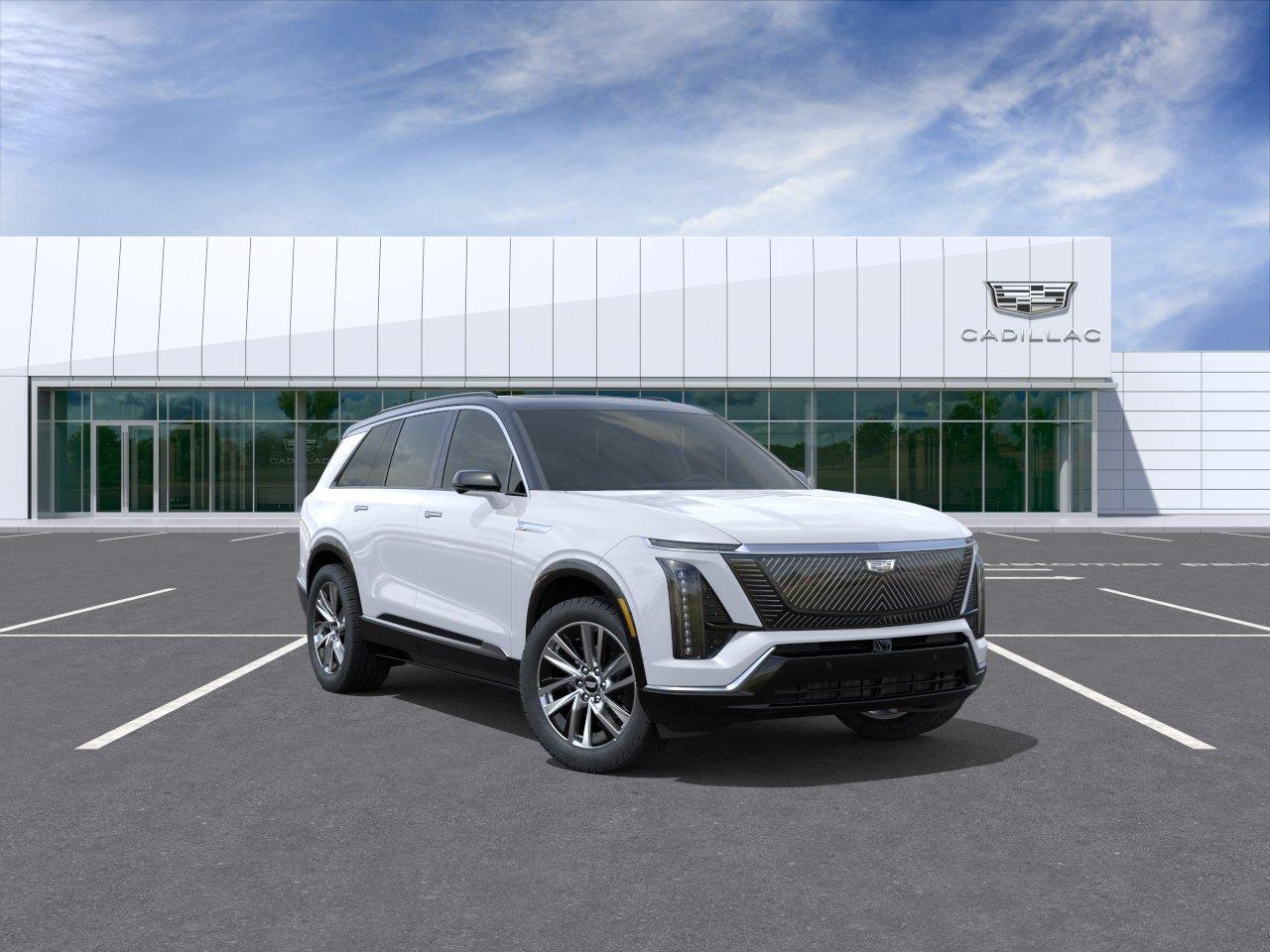 Vibrant White Tricoat 2027 Cadillac VISTIQ SUV / Crossover All-Wheel Drive Automatic