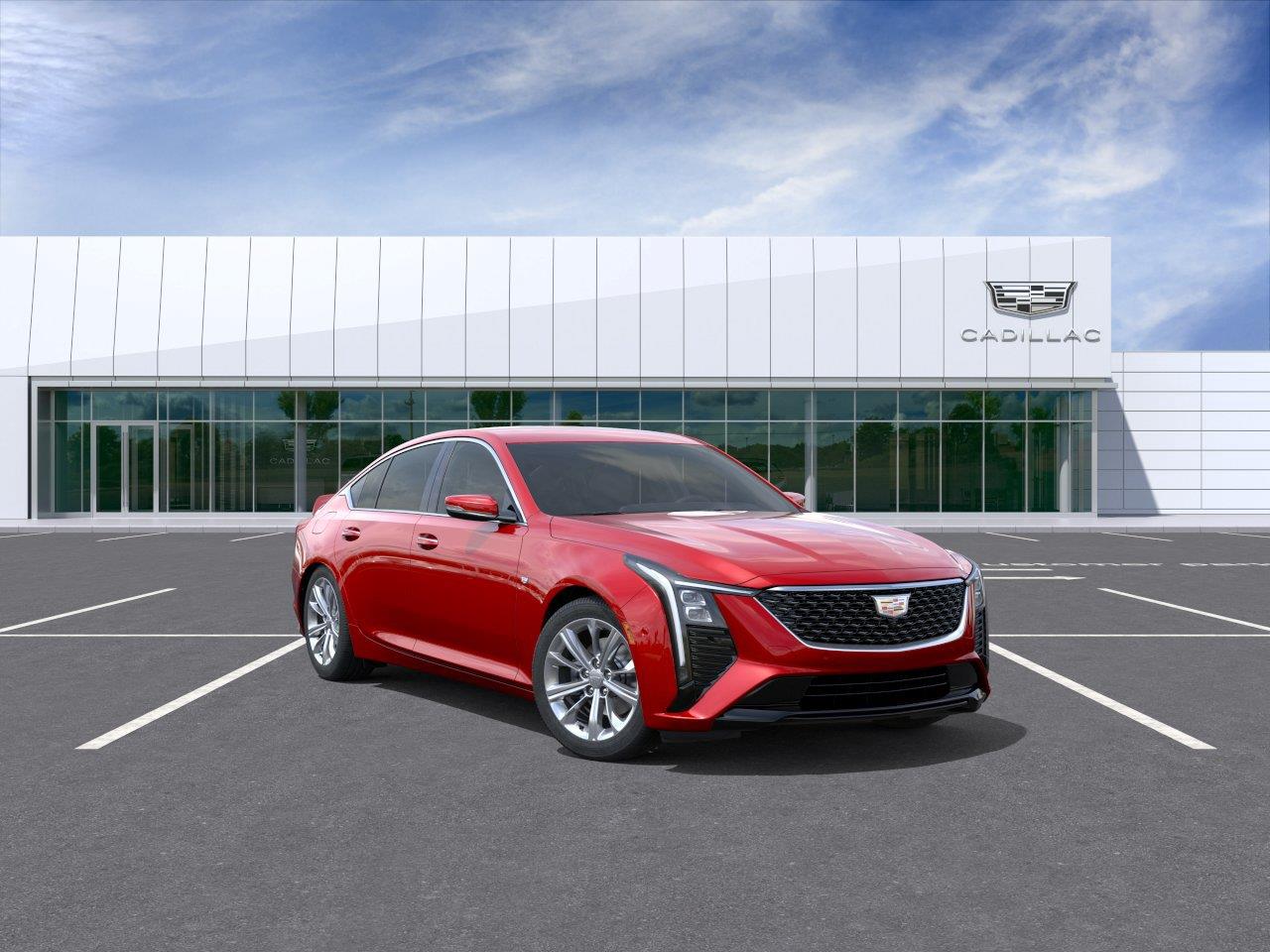 Radiant Red Tintcoat 2026 Cadillac CT5 Sedan Rear-Wheel Drive Automatic