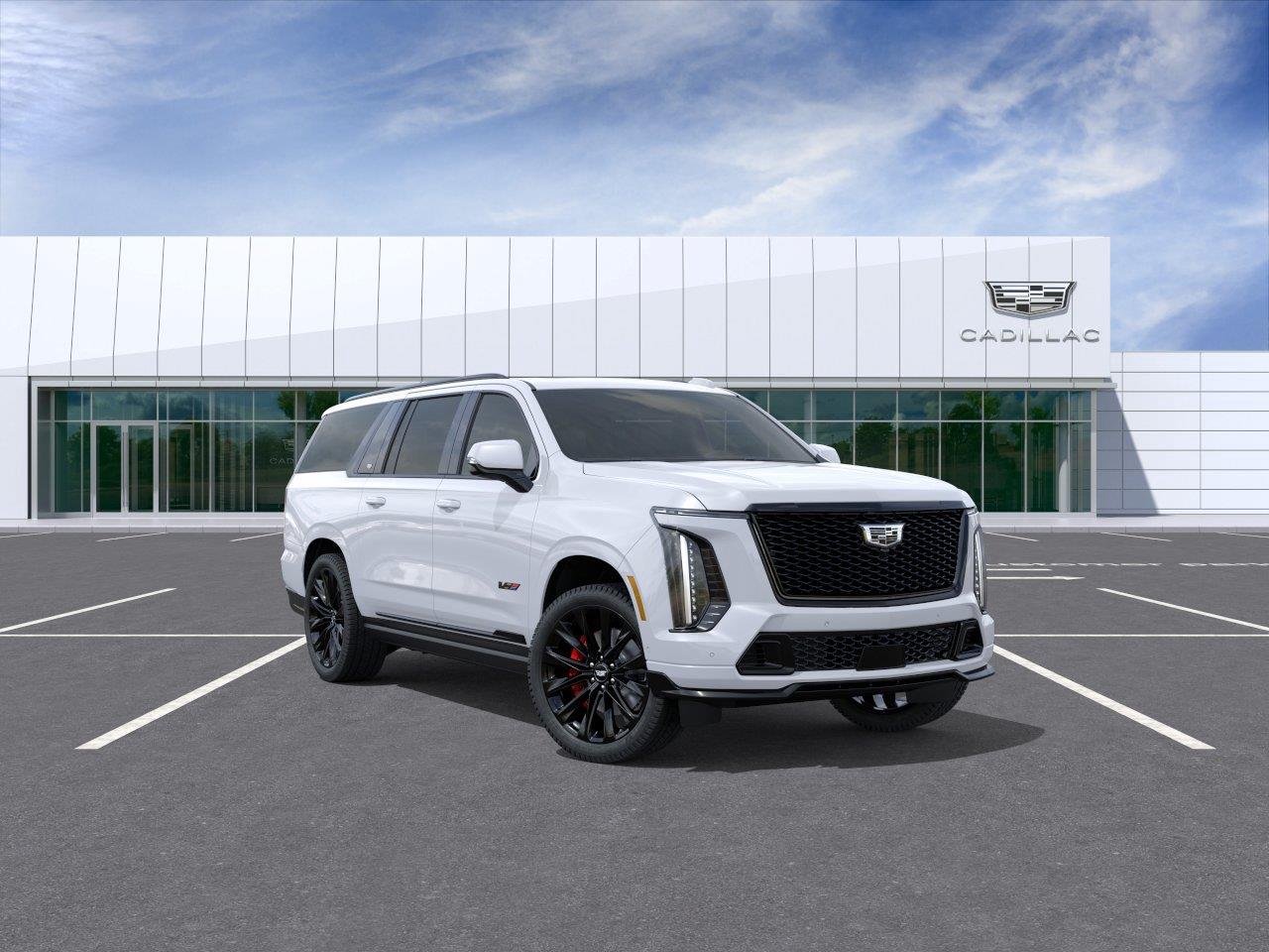 Vibrant White Tricoat 2026 Cadillac Escalade-V SUV / Crossover All-Wheel Drive Automatic